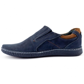 KOMODO Herrloafers 862L marinblå 1