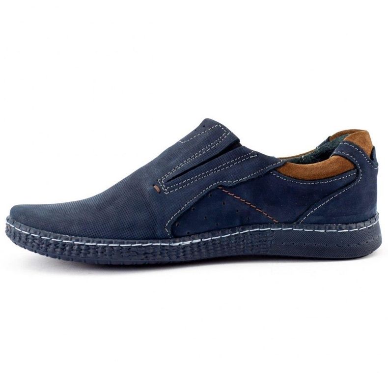 KOMODO Herrloafers 862L marinblå 1