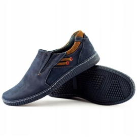 KOMODO Herrloafers 862L marinblå 3
