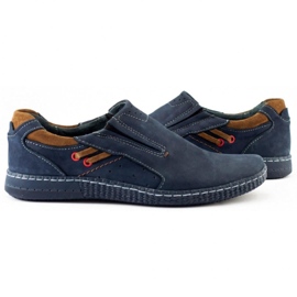 KOMODO Herrloafers 862L marinblå 4
