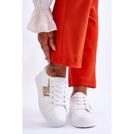 Diahna Damsneakers Vit och Guld 1