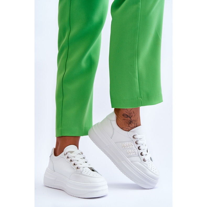 Fashionabla plattformssneakers för kvinnor Vita Claribel 2