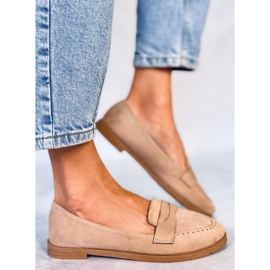 Seastar Ponchet Khaki loafers för kvinnor beige 1