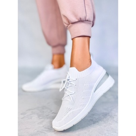 PA1 Croft White dolda wedge trainers vit 1