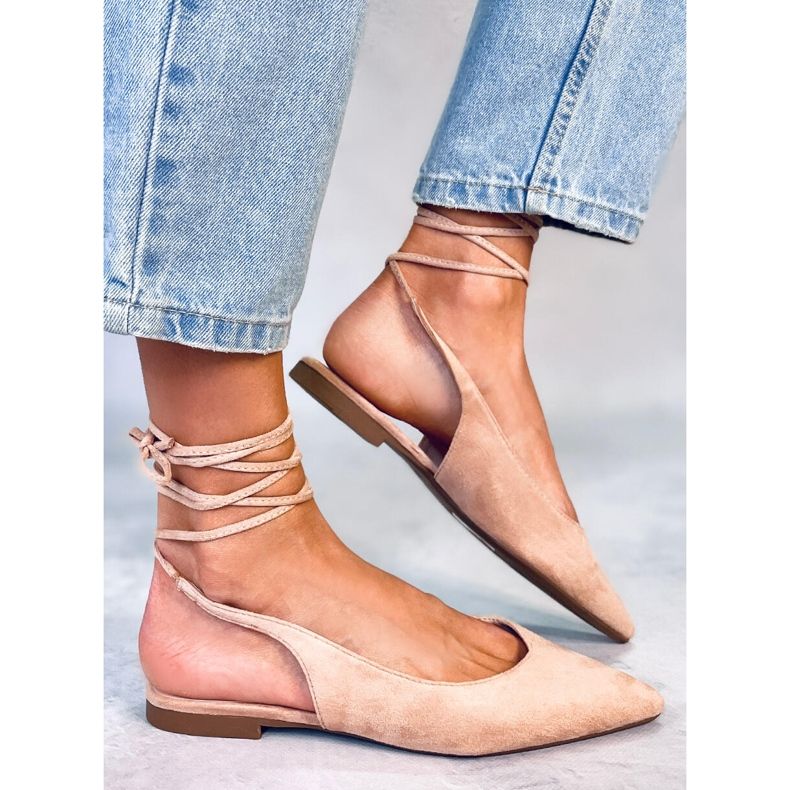 PA1 Dentoni Naken Slingback Ballet Flats beige 2