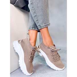 Vesco Khaki strumpor strumpor beige 1