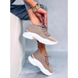 Vesco Khaki strumpor strumpor beige 2