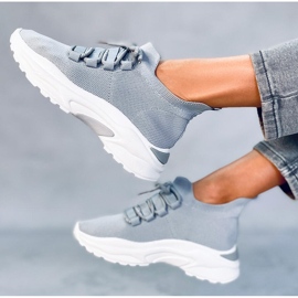 Vesco Grey sock sportskor grå 1