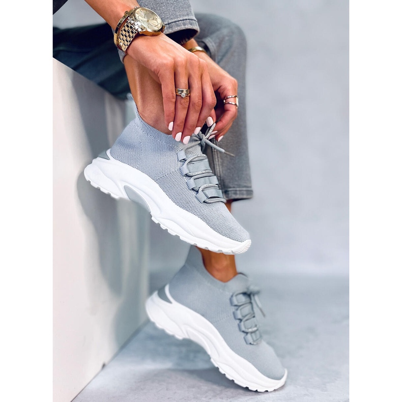 Vesco Grey sock sportskor grå 2