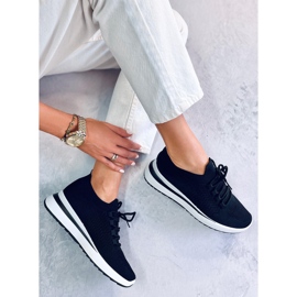 PA1 Barthel Black sock sportskor svart 1