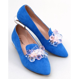 PA1 Lords loafers med Falconi Royal Blue stenar blå 2