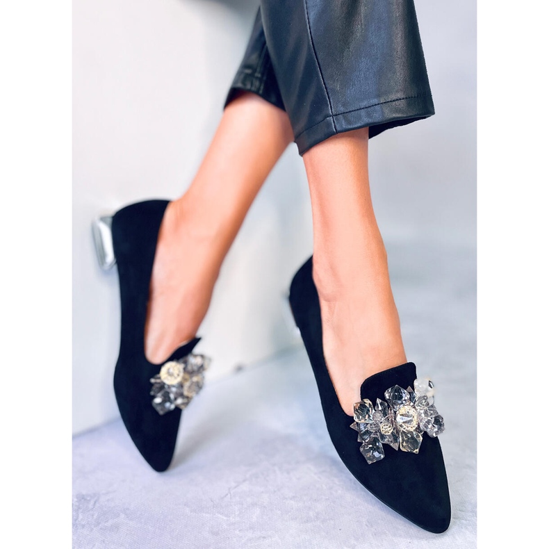 PA1 Lords loafers med Falconi Black stenar svart 1