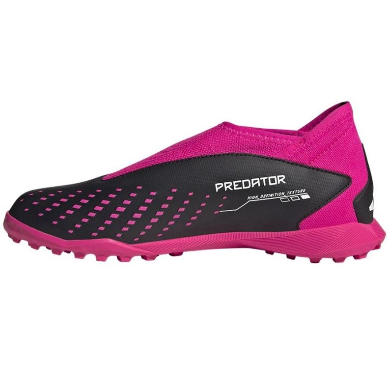 Adidas Predator Accuracy.3 Ll Tf Jr GW7092 fotbollsskor rosa svart 1
