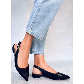 Seastar Balettkläder med öppen klack från Sanaz Black svart 1