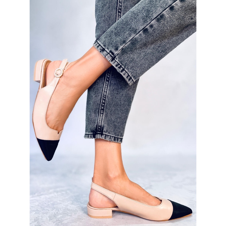 Seastar Balettkläder med öppen klack från Sanaz Beige 1