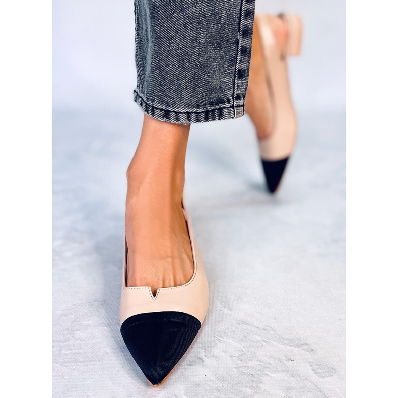 Seastar Balettkläder med öppen klack från Sanaz Beige 2