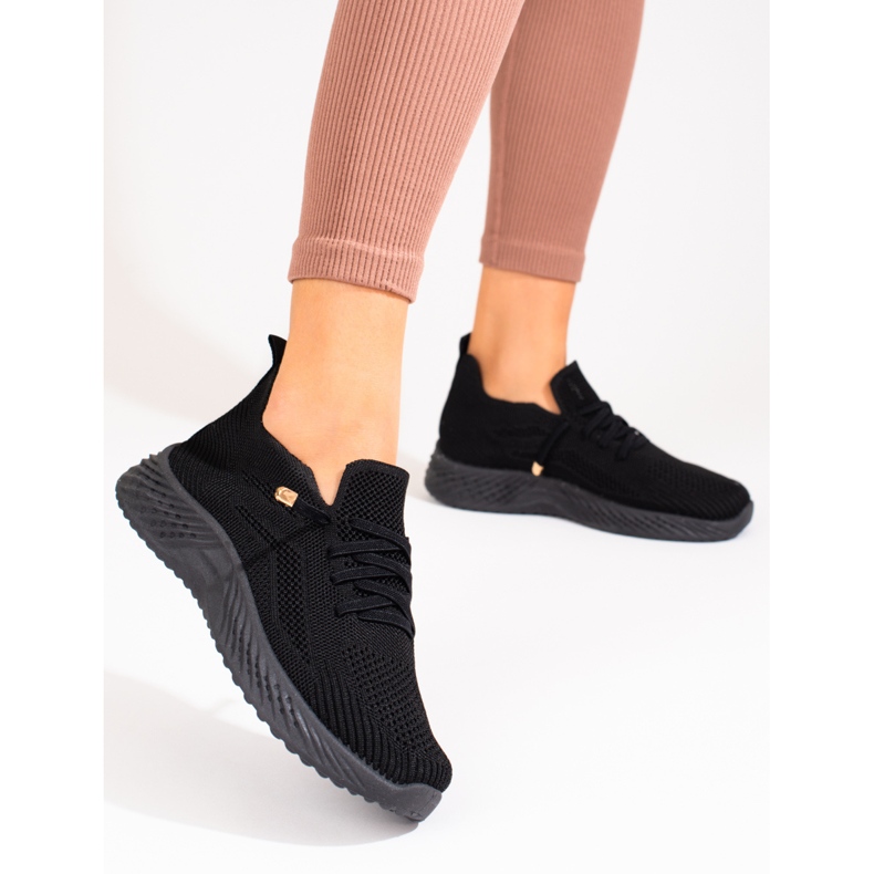 Dam textila sportskor Shelovet svart 1