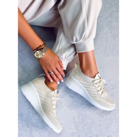 PA1 Paquet Beige wedge sneakers 2