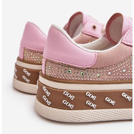 Sneakers för kvinnor med strålar GOE LL2N4057 Rosa 2