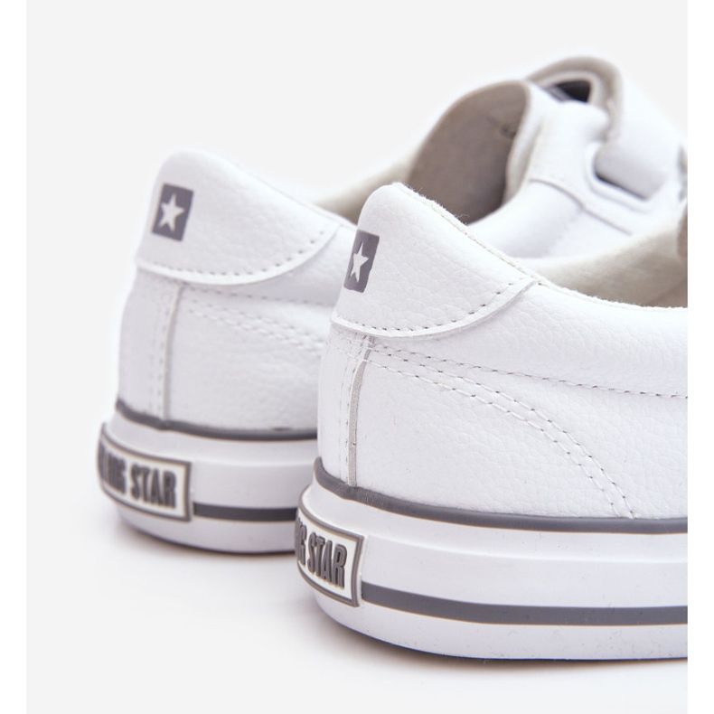 Klassiska kardborre sneakers Big Star LL274A205 Vit 2