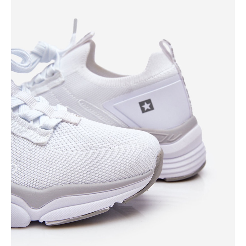 Slip-on sportskor dam Memory Foam System Big Star LL274A142 Vit 1