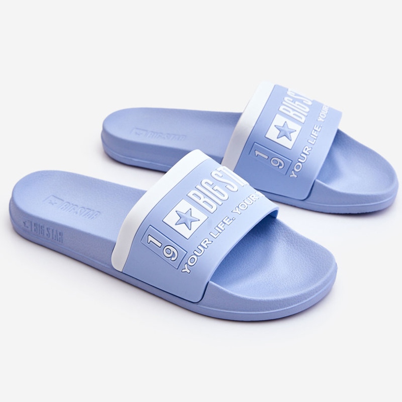 Dam Big Star Light Tofflor LL274734 Ljusblå 1