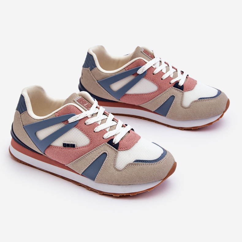 Bekväma damsneakers Memory Foam Big Star LL274951 Blå 1