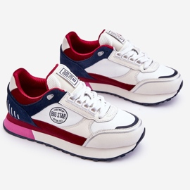 Sneakers Memory Foam System Big Star LL274369 Vit-Röd 1