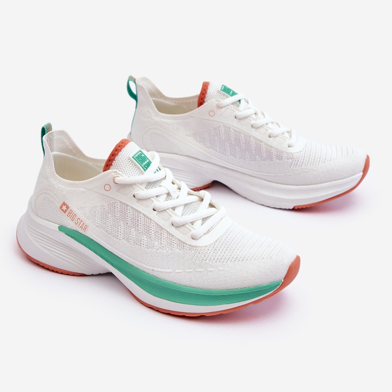 Lätta Sportskor Memory Foam System Big Star LL274328 Vit 1