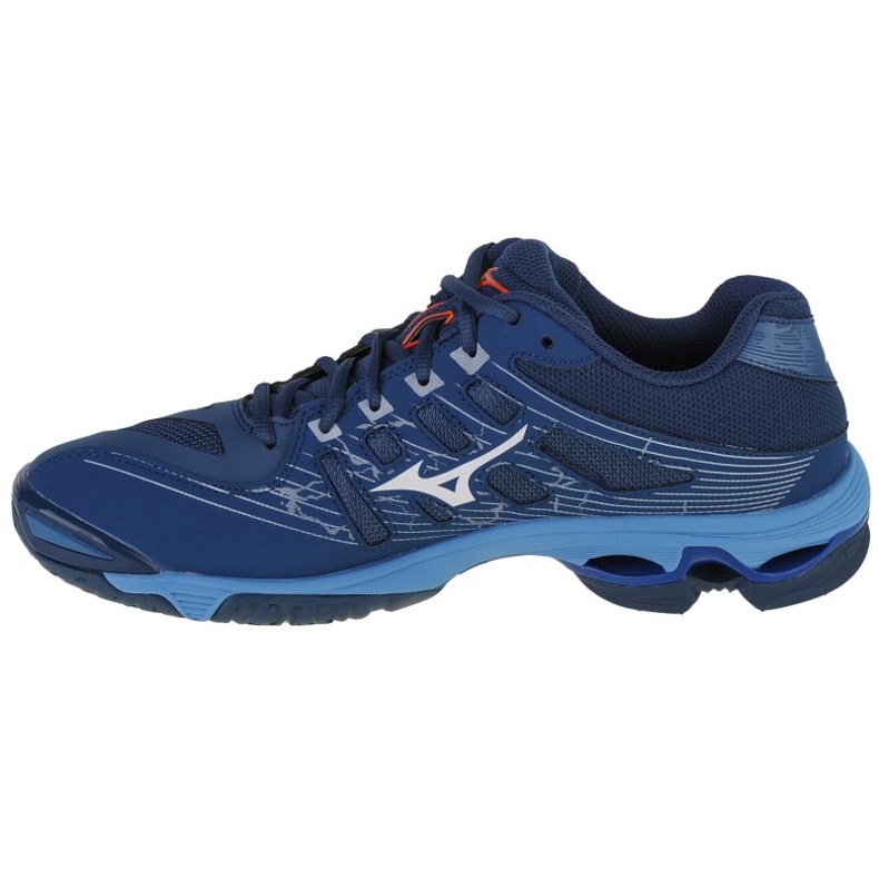 Skor Mizuno Wave Voltage M V1GA216021 marinblå blå 1