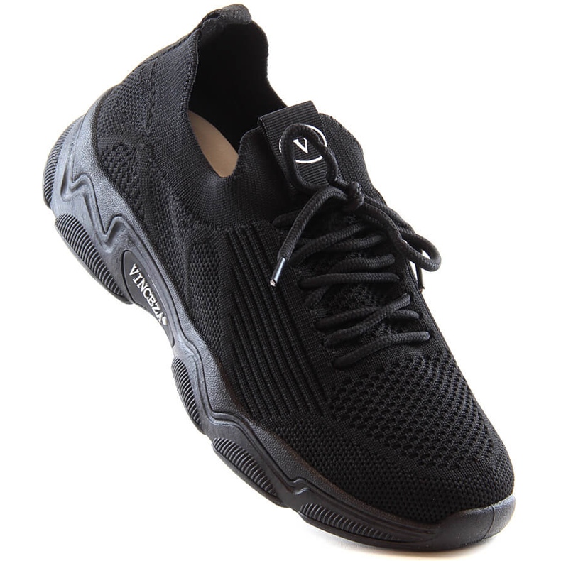 Svarta slip-on sportskor för kvinnor Vinceza 13574 1