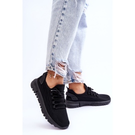 FB2 Slip-On Sports Sneakers dam Svart Rosett 2