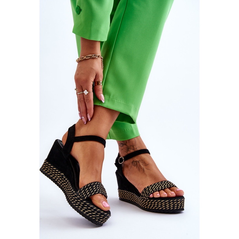 Klassiska damsandaler Svart Malmö 2