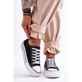 FB2 Sneakers för kvinnor på en massiv plattform, svart glöd 1