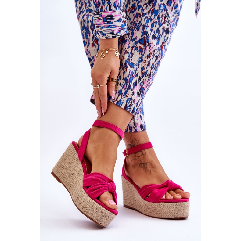 Damsandaler Fuchsia Kendall rosa 2