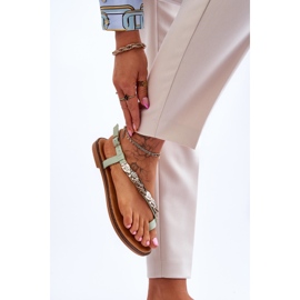 Damsandaler med remmar Gröna Alamis 2