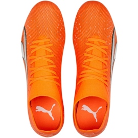 Puma Ultra Match FG/AG M 107217 01 fotbollsskor orange apelsiner och röda 1