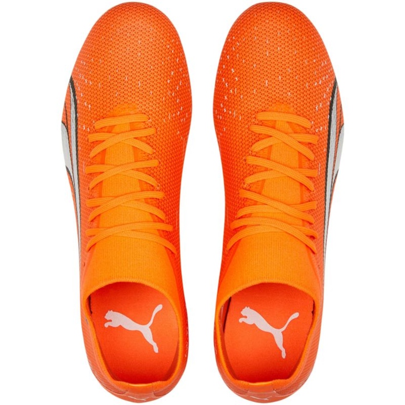 Puma Ultra Match FG/AG M 107217 01 fotbollsskor orange apelsiner och röda 1