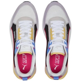 Puma R22 skor beige-svart-lila 383462 24 mångfärgad 1