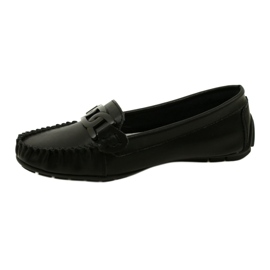 Läder Loafers för kvinnor Filippo DP4547 Svart 2