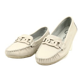 Läder Loafers dam Filippo DP4547 Beige 8
