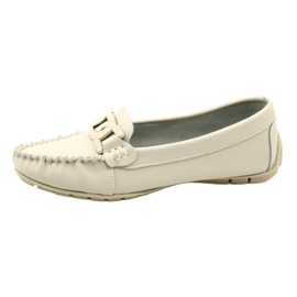Läder Loafers dam Filippo DP4547 Beige 7