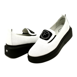 Filippo Vita snygga damskor i läder DP4572/23 WH 4