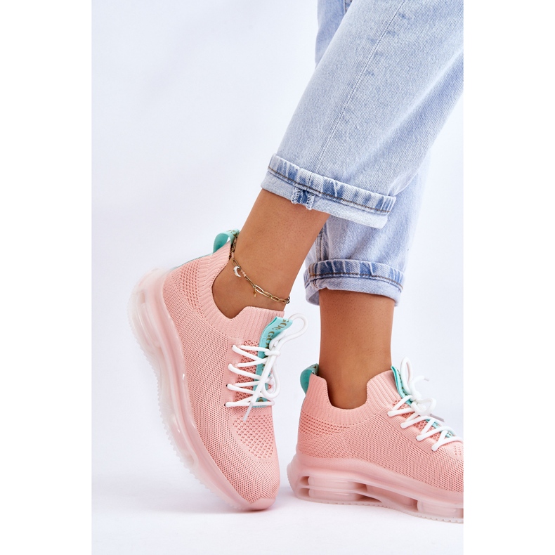 Slip-on sockskor för kvinnor GOE JJ2N4081 Ljusrosa 2