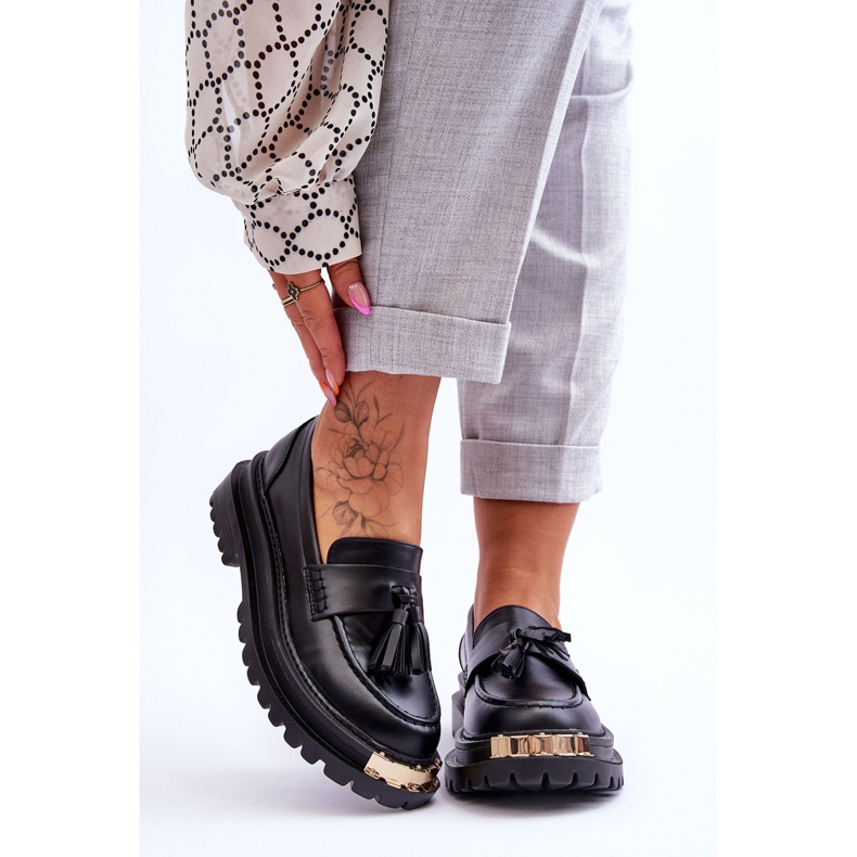 Lonisa Classic Loafers med tofsar Svart Lonisa 1