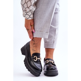 FJ1 Slip-on Loafers i läder för kvinnor Svart Albie 1