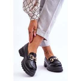 FJ1 Slip-on Loafers i läder för kvinnor Svart Albie 2