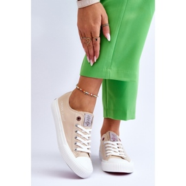 Sneakers Cross Jeans dam LL2R4070 Beige 1