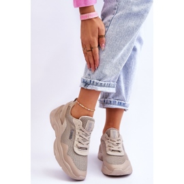 Dam Memory Foam System Big Star Fabric Sportskor LL274A066 Beige 1