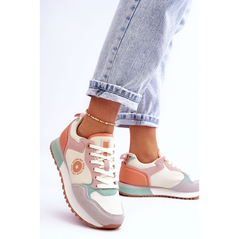 Dam Sneakers Memory Foam System Big Star LL274542 Flerfärgad mångfärgad 2